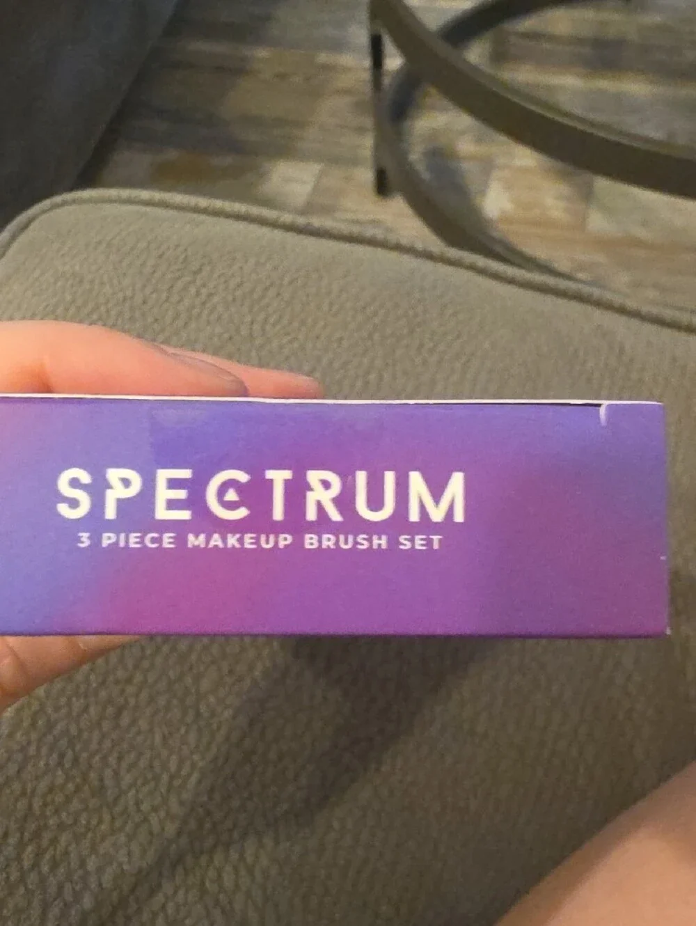 Spectrum 3-Piece Purple Makeup Brush Set